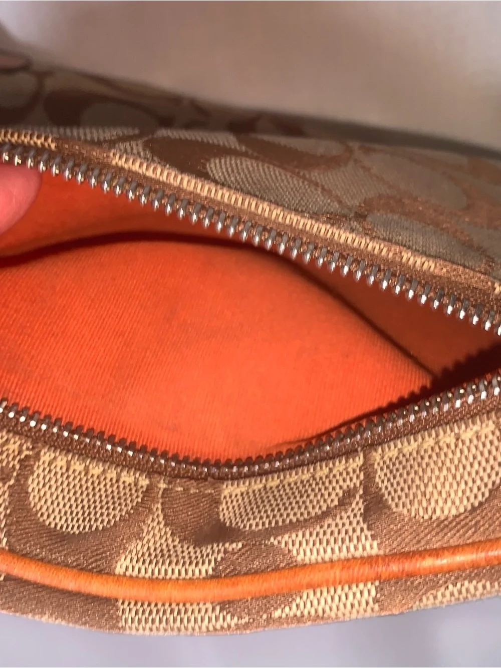 Coach Brown/Tan Signature Canvas Crossbody